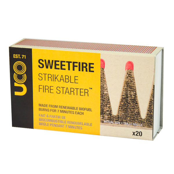 UCO Gear Sweetfire Strikable Fire Starter - 20 Pack 