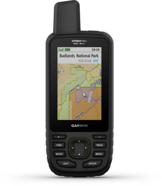 Garmin GPSMAP® 66sr - Multi-Band GPS Handheld with Sensors and Topo Maps