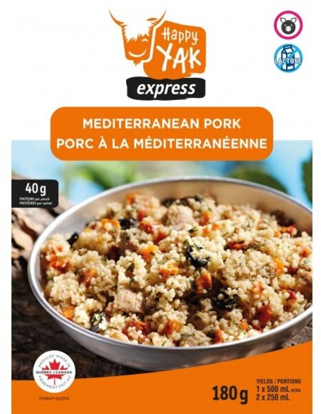 Happy Yak Mediterranean Pork (lactose free)