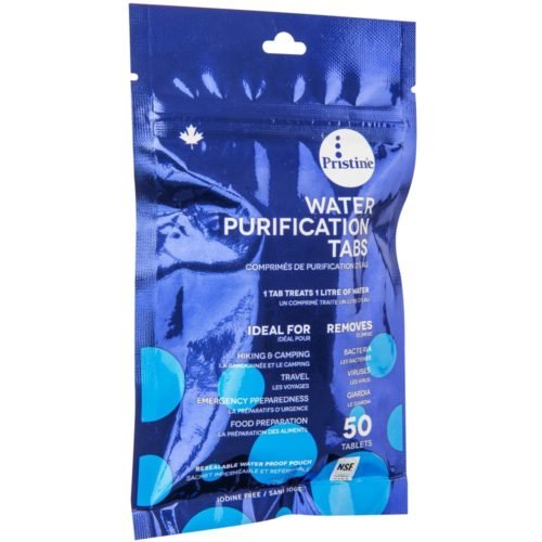 Pristine Water Purification Tablets - Package of 50 