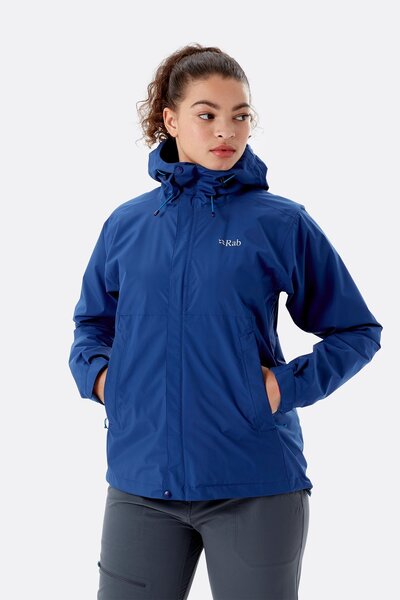 Rab Downpour Eco Jacket - Women's Color: Nightfall Blue 