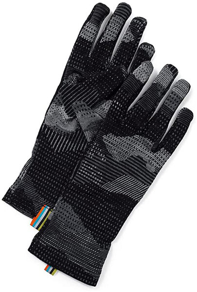 Smartwool Thermal Merino Pattern Gloves - Unisex Color: Black Mountain Scape