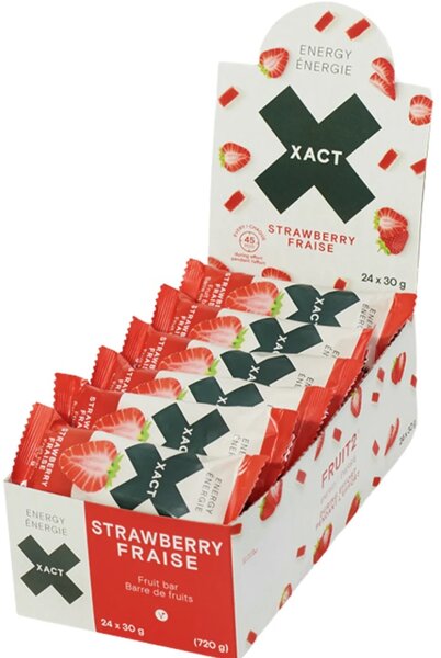 Xact Nutrition Energy Fruit Bar - Strawberry - Box of 24 