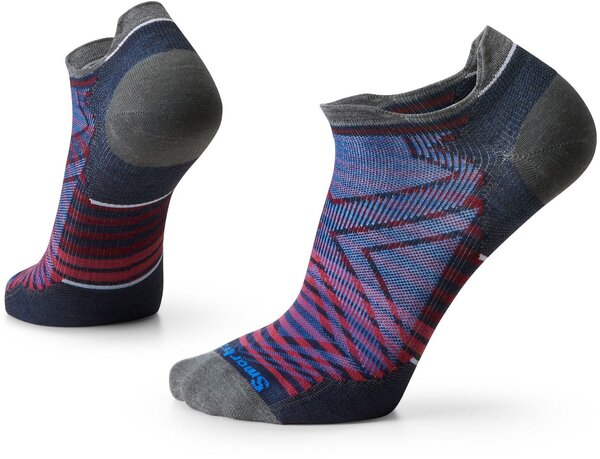 Smartwool Run Zero Cushion Low Ankle Pattern Socks - Men's