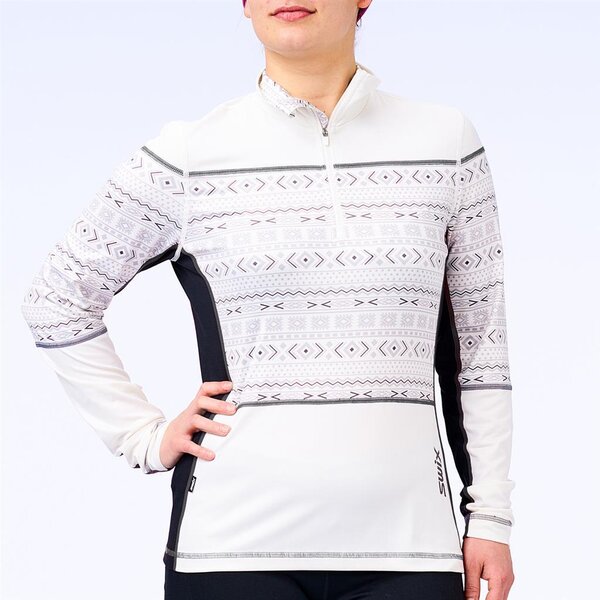 Swix Tista Sweater 1/2 Zip - Women's Color: White Print
