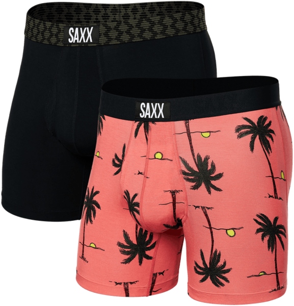Saxx Ultra Super Soft Boxer Brief 2-Pack - With Fly - Men's