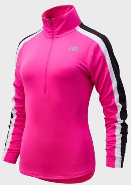 New Balance Accelerate Half Zip Pullover - Women's Color: Pink Glow