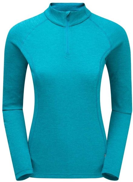 Montane Dart Zip Neck Shirt - Women's Color: Blue Ridge