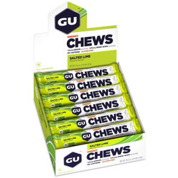 GU Energy Chews - Salted Lime - Box of 18 packs (54g each)