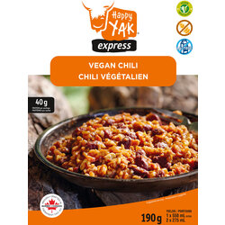 Happy Yak Vegan Chili (Vegetarian, Gluten Free, Lactose Free)