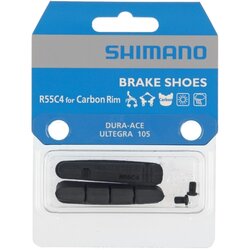 Shimano R55C4 Caliper Brake Pad Inserts - Carbon Rim (Pair)