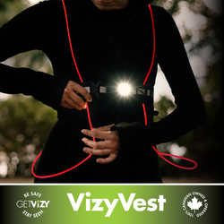 Get Vizy Vizy Vest 2.0 - Rechargeable LED Vest