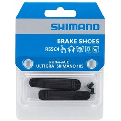 Shimano R55C4 Caliper Brake Pad Inserts for Alloy Rim