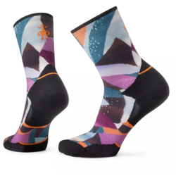 Smartwool Performance Run Athlete Edition Mosaic Pieces Print Targeted Cushion Crew - Women's