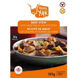 Happy Yak Beef Stew with Vegetables and Potatoes (gluten free)