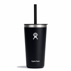 Hydro Flask 20 oz All Around Tumbler with Straw Lid - Black