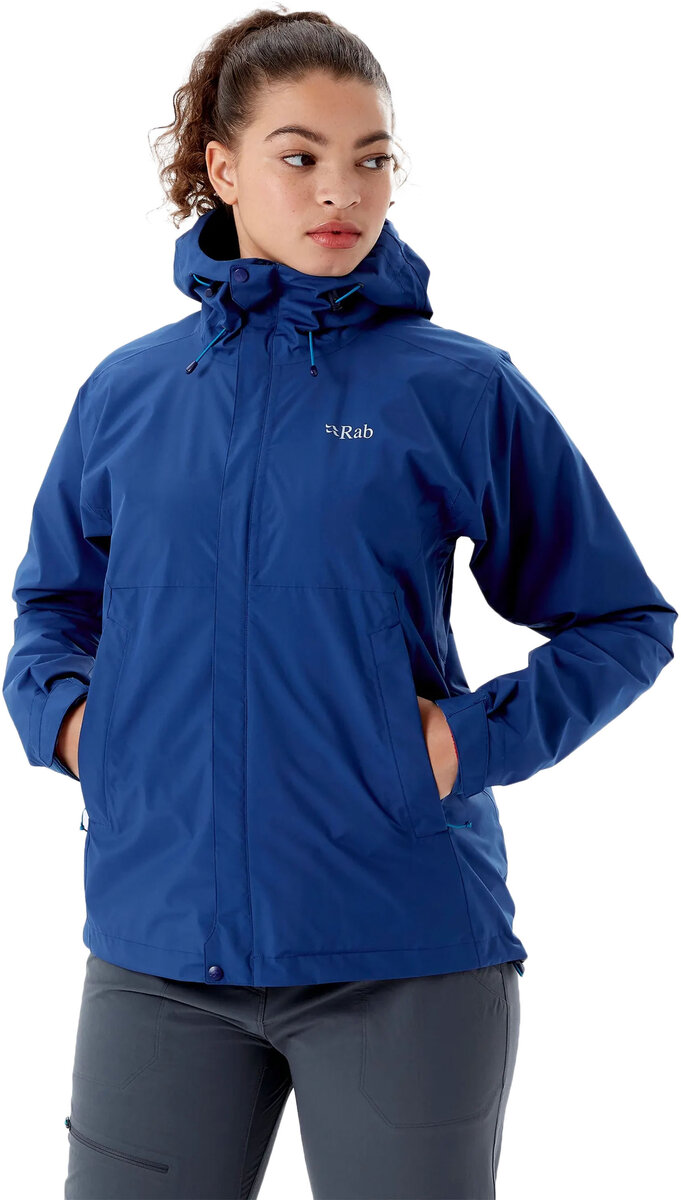Rab Downpour Eco Waterproof Jacket Women's Bushtukah