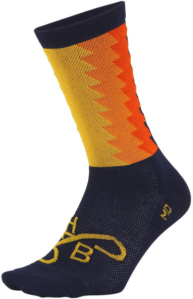 DeFeet Handlebar Mustache Aireator Timber Sock