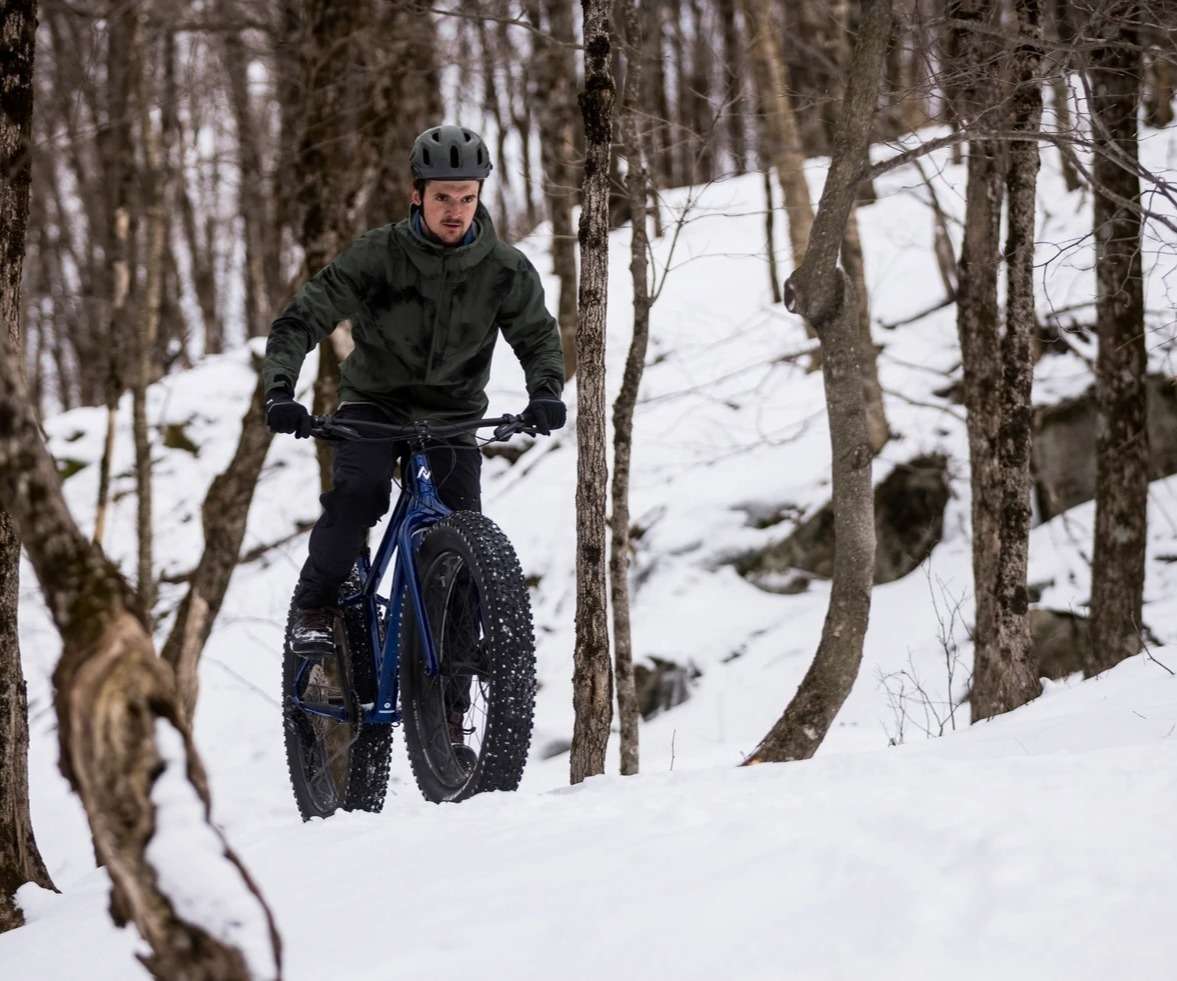 norco fatbike in snow