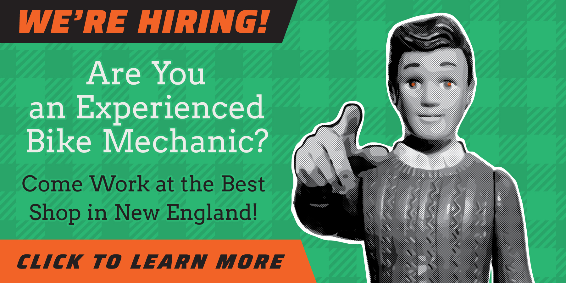 Bikebarn: We're Hiring! Bikebarn: We're Hiring!