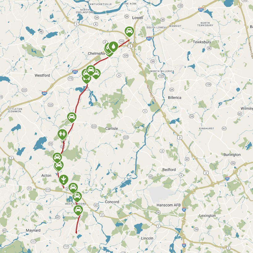 Bruce Freeman Rail Trail Map