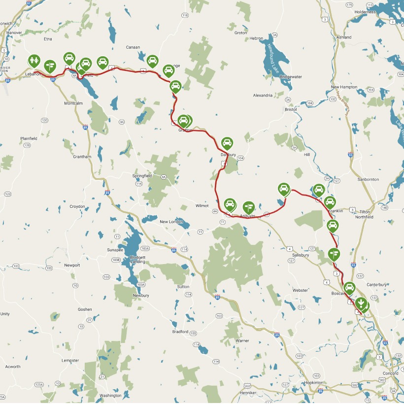 Northern Rail Trail Map