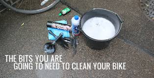 A bucket, water, soap, sponges and brushes is all it takes! 
