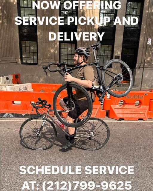 Now offering service pickup and delivery