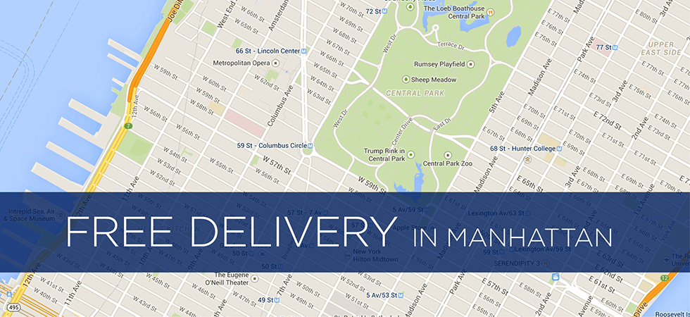 Free Delivery in Manhattan