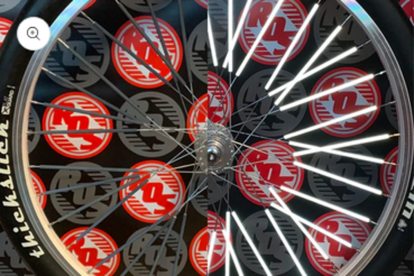 RIDE OUT SUPPLY RIDE OUT SUPPLY REFLECTIVE SPOKE COVERS