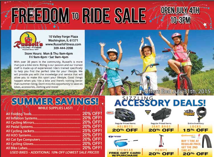Freedom To Ride Sale