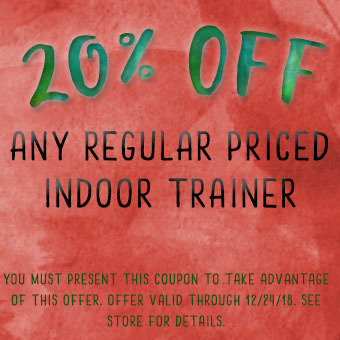 20% off indoor trainer