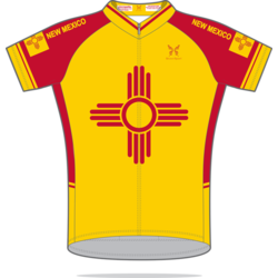 ShaverSports New Mexico Yellow Bicycle Jersey