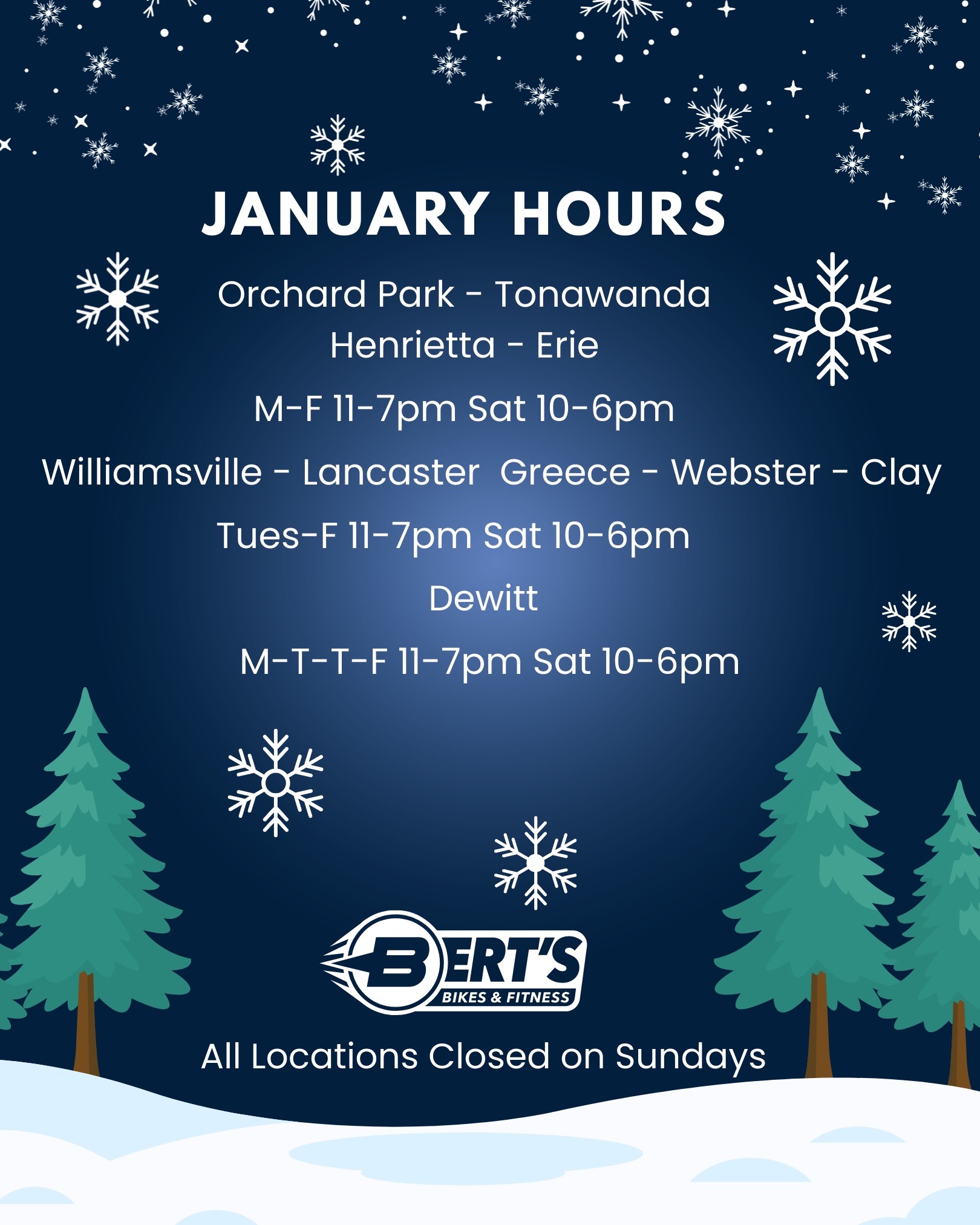 Bert's Holiday Sale: Thousands of bikes on sale!