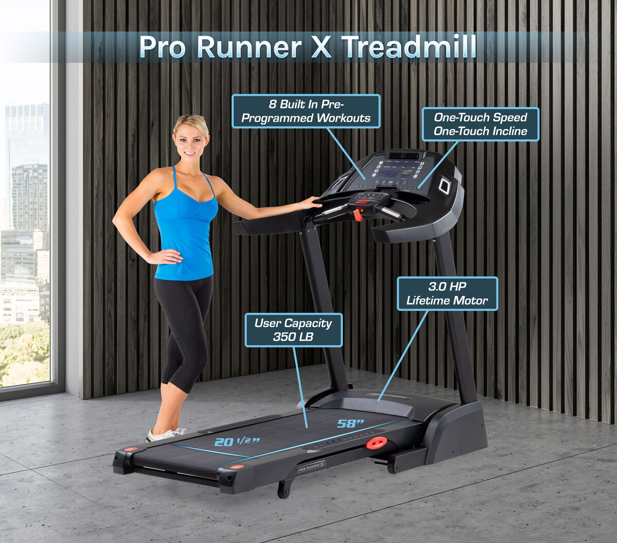 3G Fitness 3G Cardio Pro Runner X Treadmill Bert's Bikes Fitness