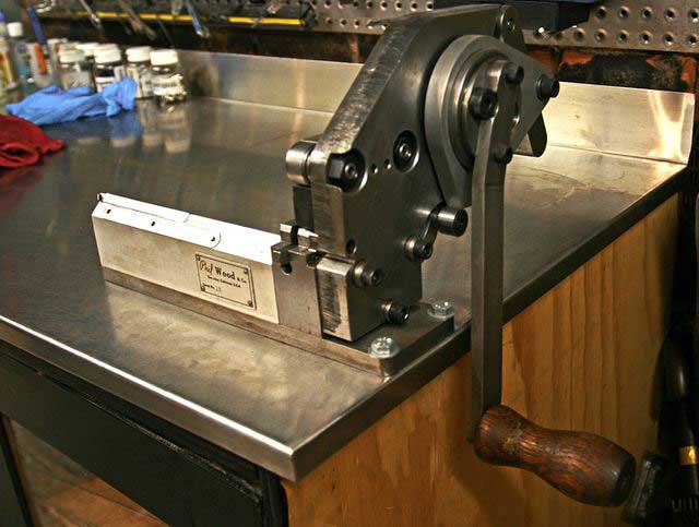 We cut custom spokes - The Phil Wood Spoke Machine!