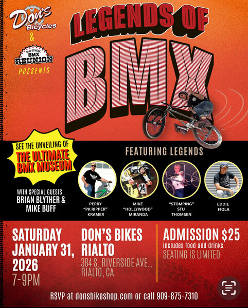 Don's Bicycle Store Legends of BMX - Don's Bicycles | Rialto