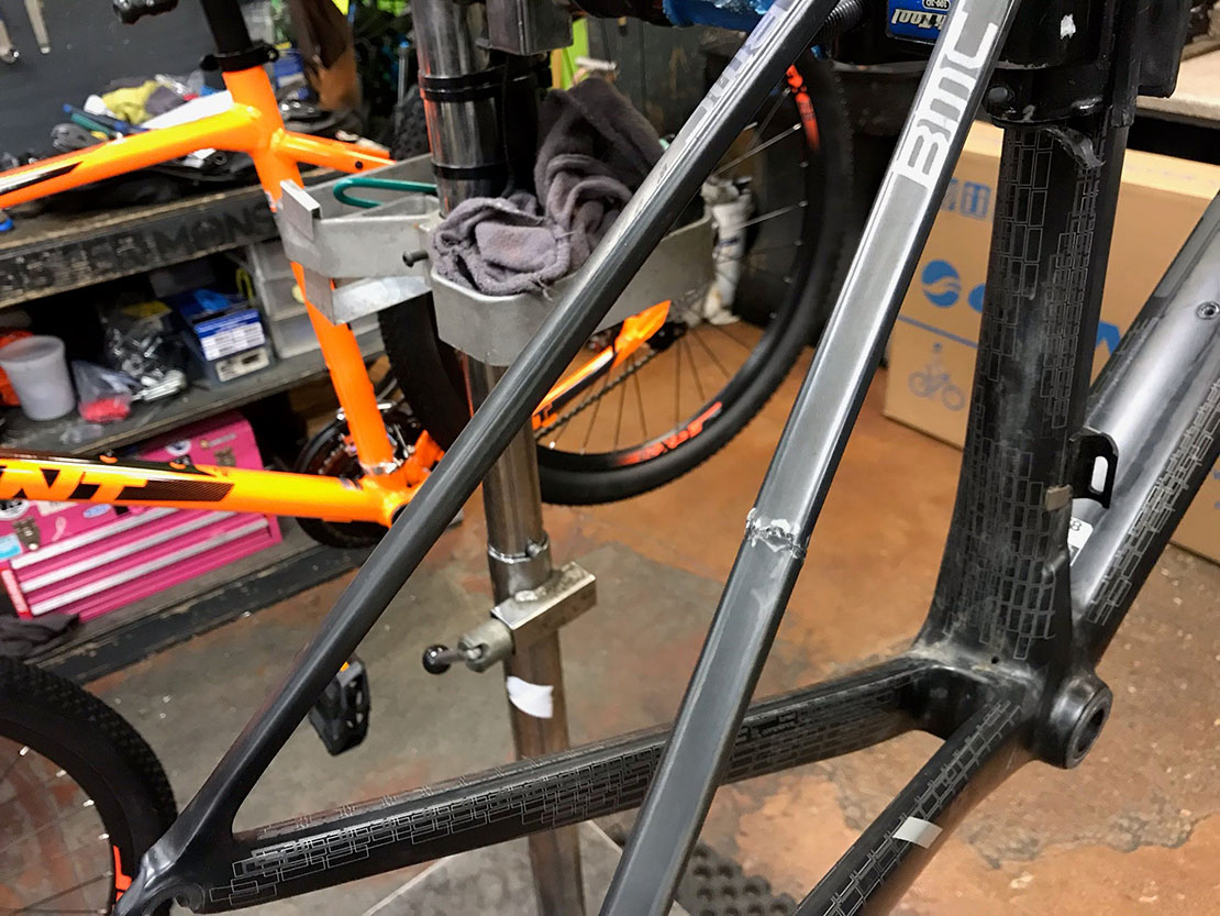 Carbon Fiber Bike Frame Repair - Rialto 