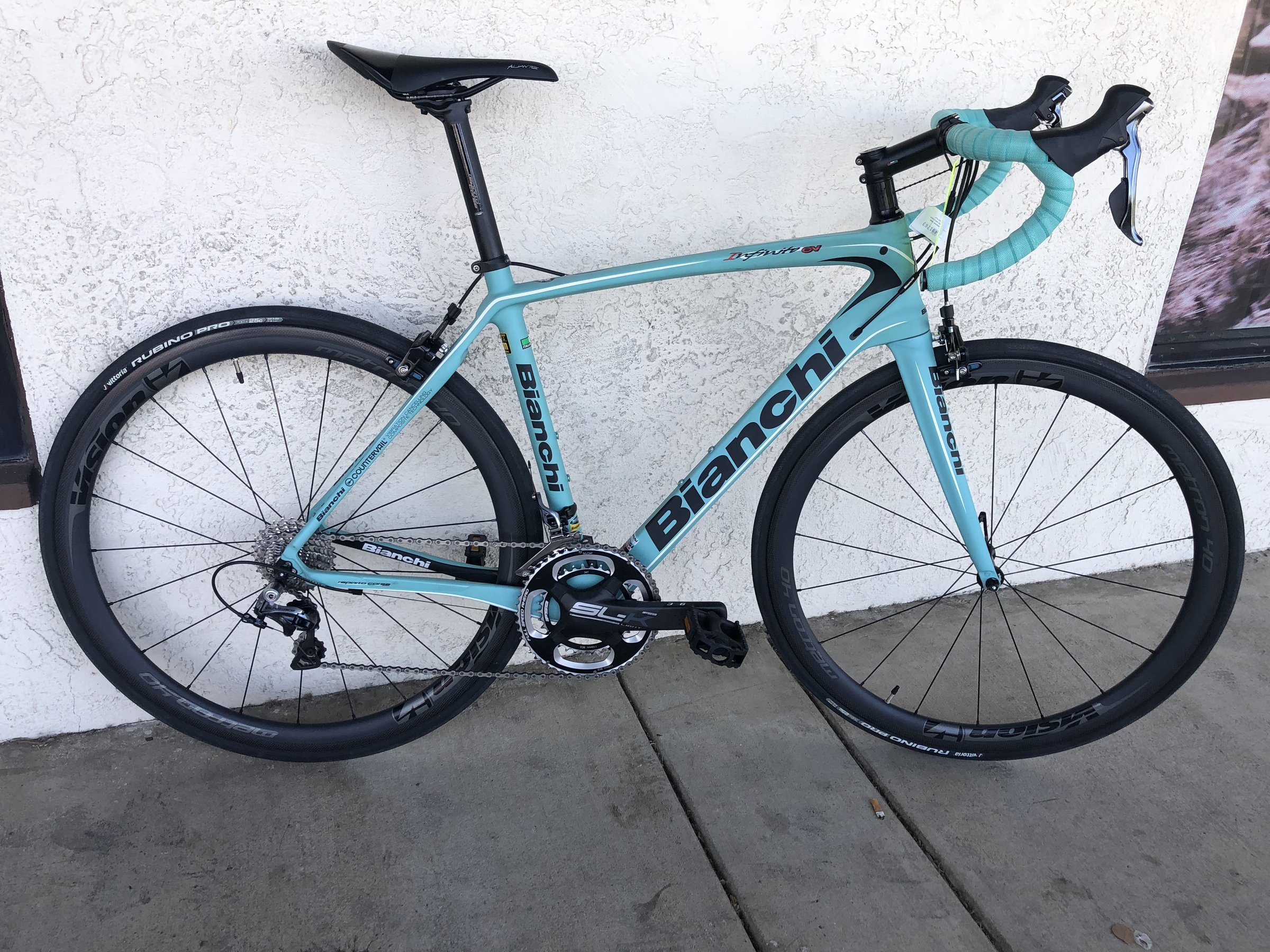 Bianchi INFINITO 53 DURA ACE 11 VISION CARBON WHEELS EURO - Don's 