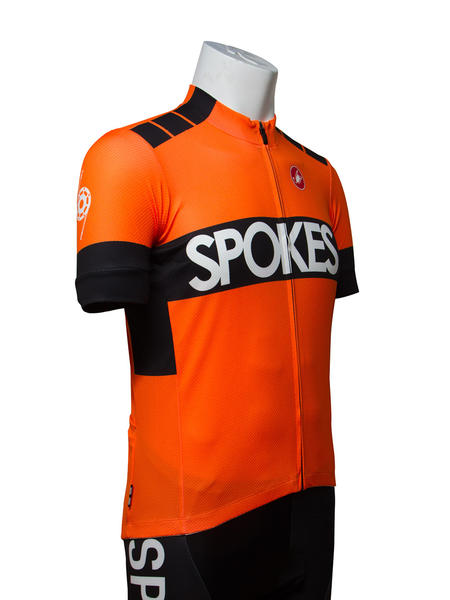 Castelli Spokes training jersey orange 