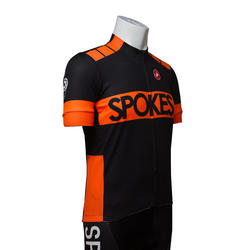 Castelli Spokes training jersey black/orange