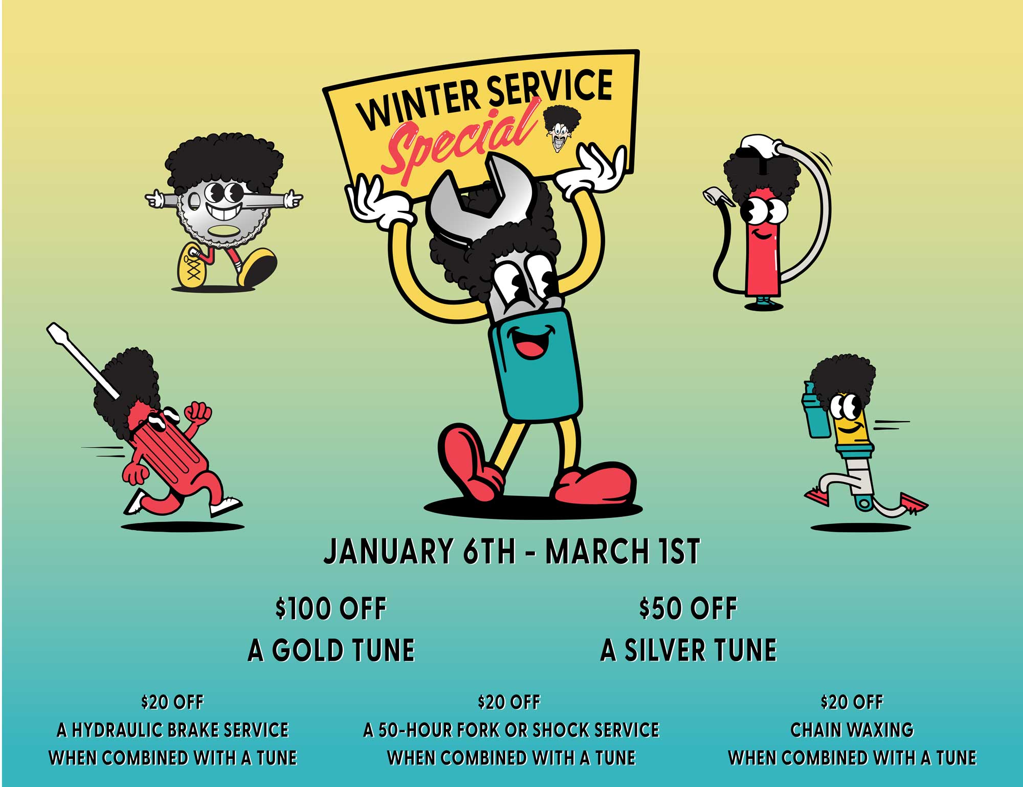 Marty's Reliable Service Special