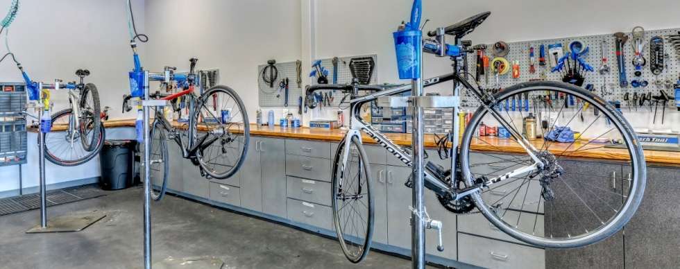 R.B.'s Cyclery Bicycle Service Repair Area