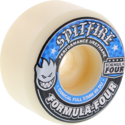 Spit Fire F4 99a Conical Full 53mm White w/Blue