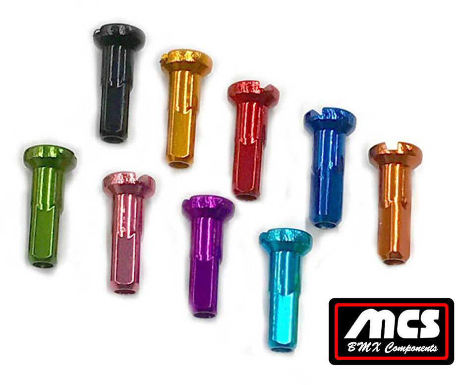 MCS BMX Pokies 16" Long Alloy Nipples Reggie's Bike Shop Toledo, Ohio