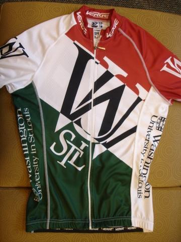 Big Shark Washington University Cycling Team Racing Jersey