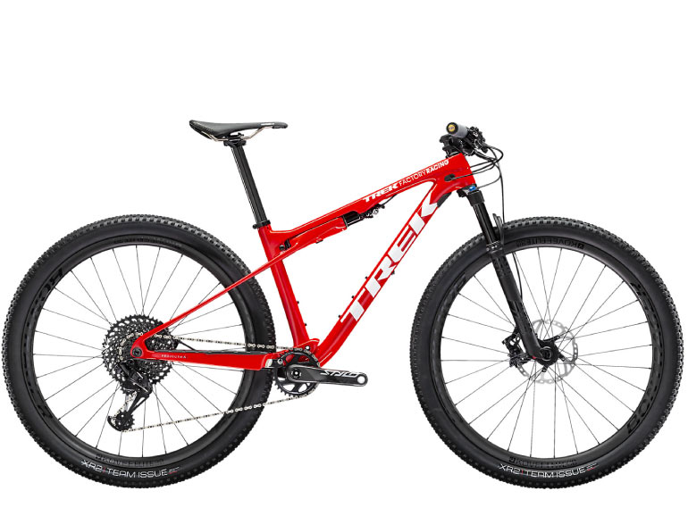 Trek 9.8 GX Supercaliber XC mountain bike in red