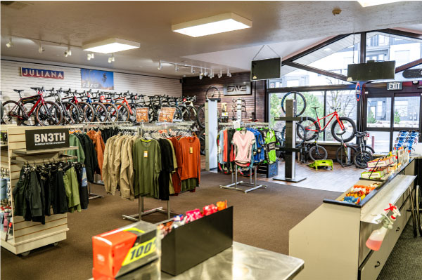 We carry lots of cycling gear and clothing.