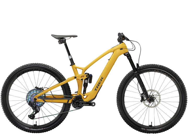 Trek Fuel EXe electric mountain bike side profile image