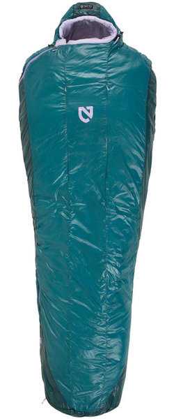 NEMO Nemo Equipment, Inc. Women's Azura 35 Sleeping Bag, Primaloft Silver Synthetic Insulation: Long, Spruce/Lavender
